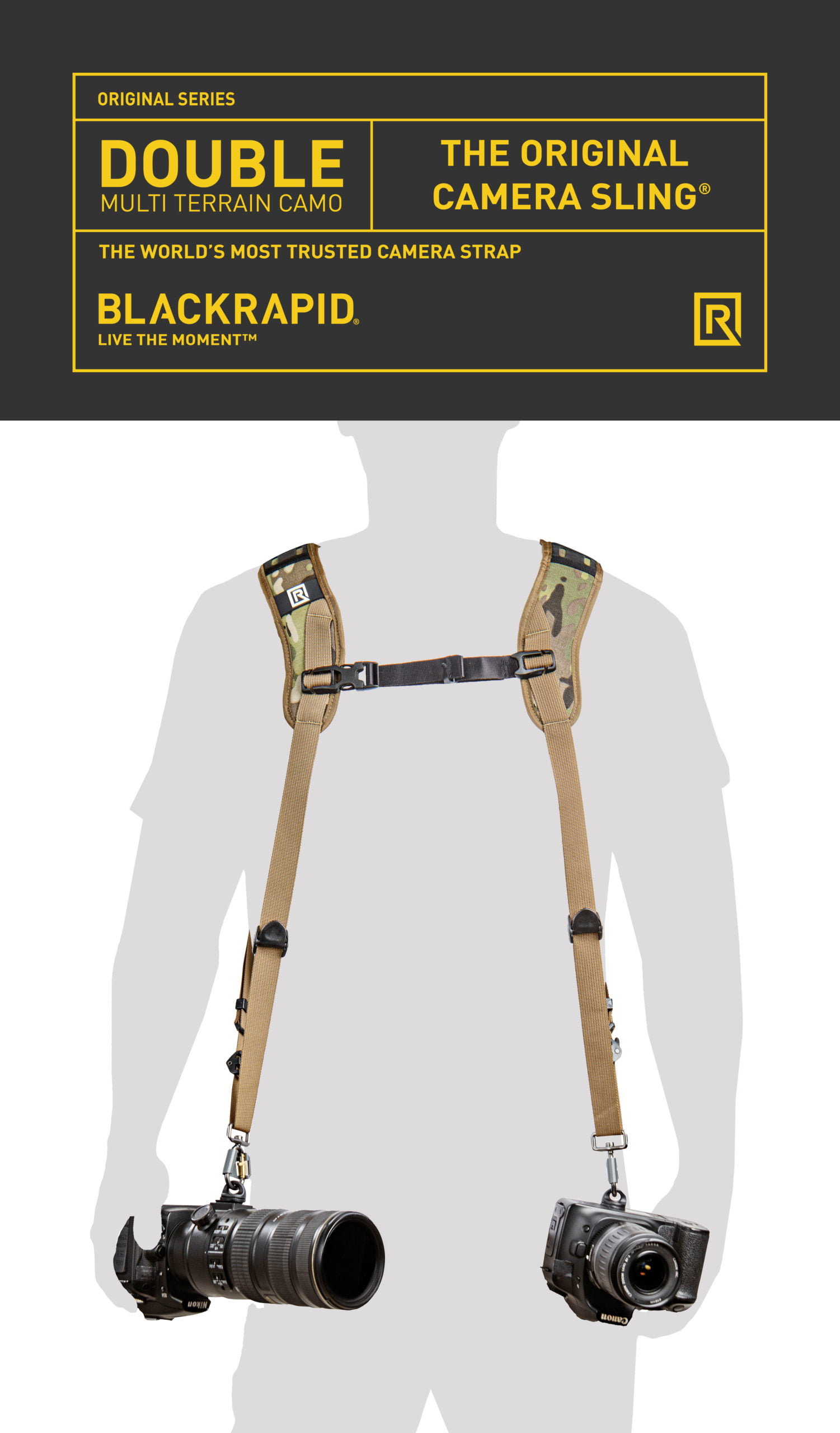 Black Rapid Yeti Dual Camera Sling Strap NIB – RecycledPhoto